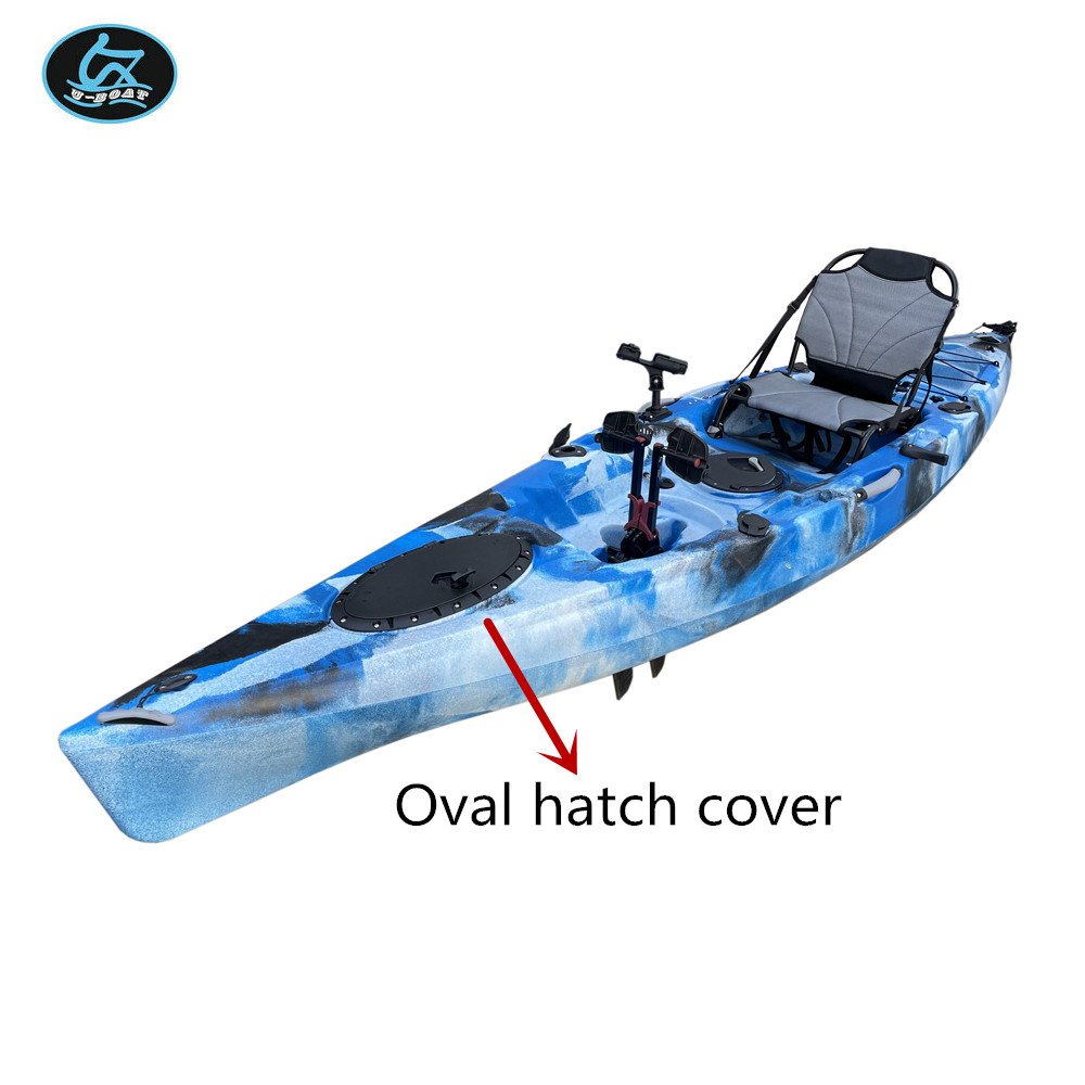 U-boat Waterproof Hatch Cover for Kayak with White case Inside for UB-K2 Pedal Fishing Kayak